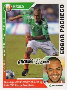 Sticker Edgar Pacheco - Copa América. Argentina 2011 - Navarrete