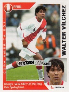 Sticker Walter Vilchez - Copa América. Argentina 2011 - Navarrete