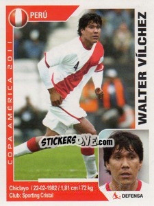 Sticker Walter Vilchez - Copa América. Argentina 2011 n. 209 - Navarrete