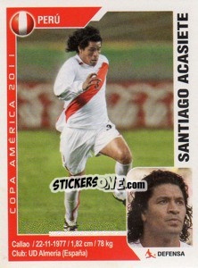Sticker Santiago Acasiete - Copa América. Argentina 2011 - Navarrete