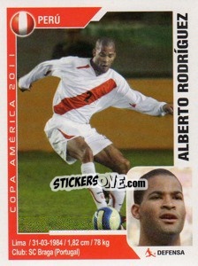 Sticker Alberto Rodriguez - Copa América. Argentina 2011 n. 211 - Navarrete