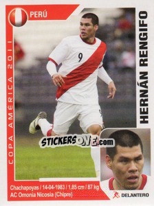 Cromo Hernan Rengifo - Copa América. Argentina 2011 - Navarrete