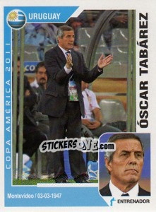Sticker Oscar Tabarez - Copa América. Argentina 2011 n. 223 - Navarrete