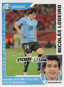 Sticker Nicolas Lodeiro - Copa América. Argentina 2011 - Navarrete