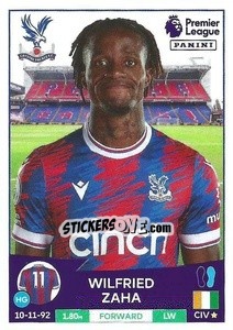 Figurina Wilfried Zaha - English Premier League 2022-2023 - Panini