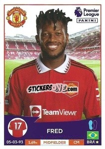 Sticker Fred - English Premier League 2022-2023 - Panini