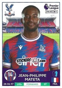 Sticker Jean-Philippe Mateta - English Premier League 2022-2023 - Panini