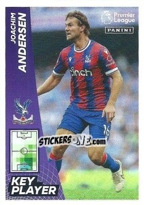 Sticker Joachim Andersen (Key Player) - English Premier League 2022-2023 - Panini