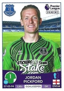 Sticker Jordan Pickford - English Premier League 2022-2023 n. 227 - Panini