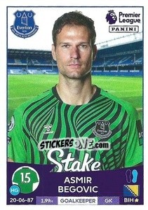 Cromo Asmir Begović - English Premier League 2022-2023 - Panini