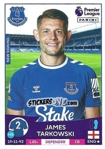 Sticker James Tarkowski - English Premier League 2022-2023 n. 229 - Panini