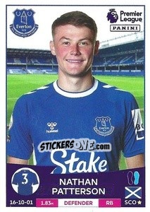 Sticker Nathan Patterson - English Premier League 2022-2023 n. 230 - Panini