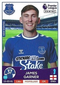 Sticker James Garner - English Premier League 2022-2023 n. 241 - Panini
