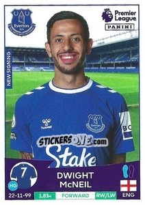 Sticker Dwight McNeil - English Premier League 2022-2023 - Panini