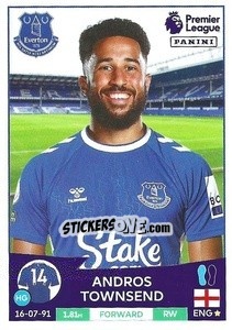 Sticker Andros Townsend - English Premier League 2022-2023 n. 246 - Panini