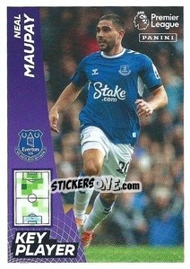 Sticker Neal Maupay (Key Player) - English Premier League 2022-2023 n. 253 - Panini