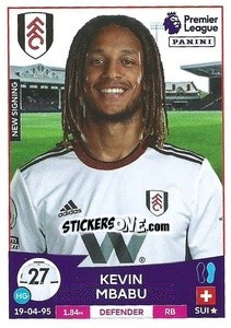 Sticker Kevin Mbabu - English Premier League 2022-2023 - Panini