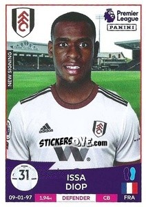 Sticker Issa Diop - English Premier League 2022-2023 - Panini
