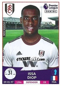 Figurina Issa Diop - English Premier League 2022-2023 - Panini