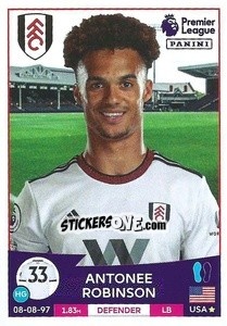 Figurina Antonee Robinson - English Premier League 2022-2023 - Panini