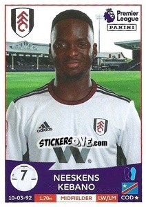 Sticker Neeskens Kebano - English Premier League 2022-2023 n. 267 - Panini