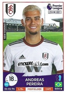 Sticker Andreas Pereira - English Premier League 2022-2023 n. 270 - Panini