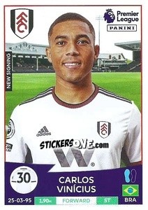 Sticker Carlos Vinícius - English Premier League 2022-2023 n. 276 - Panini