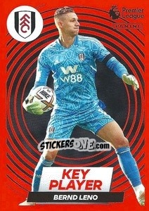 Sticker Bernd Leno (Key Player) - English Premier League 2022-2023 - Panini