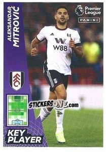 Sticker Aleksandar Mitrović (Key Player) - English Premier League 2022-2023 - Panini