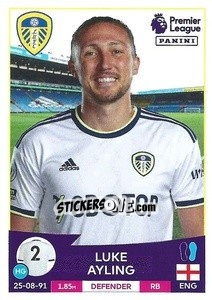 Sticker Luke Ayling - English Premier League 2022-2023 - Panini