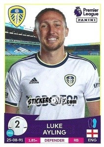 Sticker Luke Ayling - English Premier League 2022-2023 n. 287 - Panini