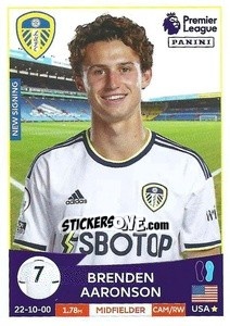 Sticker Brenden Aaronson - English Premier League 2022-2023 n. 297 - Panini