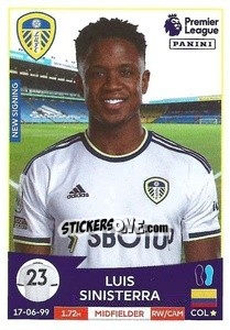 Sticker Luis Sinisterra - English Premier League 2022-2023 n. 301 - Panini
