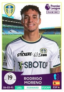 Figurina Rodrigo Moreno - English Premier League 2022-2023 - Panini