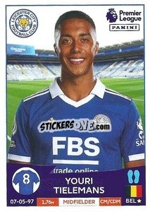 Sticker Youri Tielemans - English Premier League 2022-2023 n. 360 - Panini