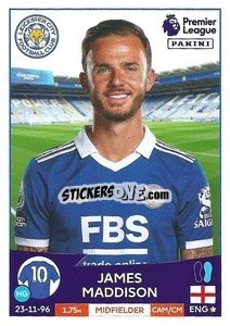 Sticker James Maddison - English Premier League 2022-2023 n. 361 - Panini