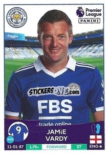 Cromo Jamie Vardy - English Premier League 2022-2023 - Panini