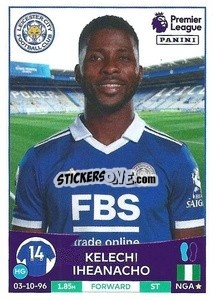 Sticker Kelechi Iheanacho - English Premier League 2022-2023 n. 366 - Panini