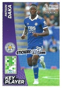 Cromo Patson Daka (Key Player) - English Premier League 2022-2023 - Panini