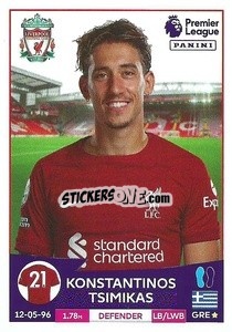 Sticker Kostas Tsimikas - English Premier League 2022-2023 n. 382 - Panini