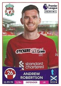 Sticker Andrew Robertson - English Premier League 2022-2023 - Panini