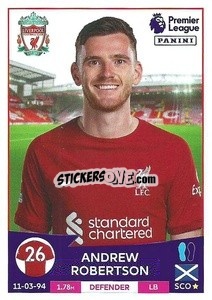 Cromo Andrew Robertson - English Premier League 2022-2023 - Panini