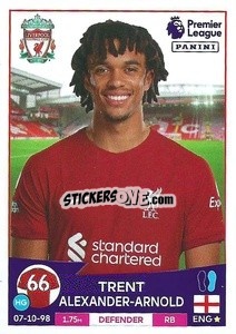 Sticker Trent Alexander-Arnold - English Premier League 2022-2023 n. 385 - Panini