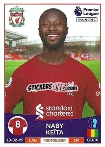 Sticker Naby Keïta - English Premier League 2022-2023 n. 389 - Panini