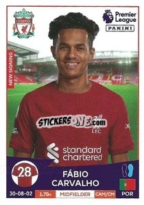 Figurina Fabio Carvalho - English Premier League 2022-2023 - Panini