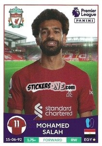 Sticker Mohamed Salah - English Premier League 2022-2023 n. 394 - Panini