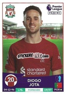 Figurina Diogo Jota - English Premier League 2022-2023 - Panini