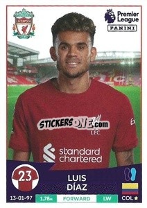 Sticker Luis Díaz - English Premier League 2022-2023 n. 396 - Panini