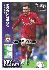 Sticker Andrew Robertson (Key Player) - English Premier League 2022-2023 - Panini