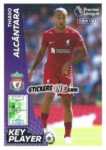 Sticker Thiago Alcantara (Key Player) - English Premier League 2022-2023 - Panini